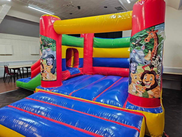 Jungle 18ft X 14ft H Frame Multicoloured Side Slide Combi