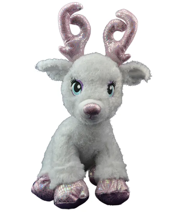 Sparkles Pink Reindeer 8 Inch