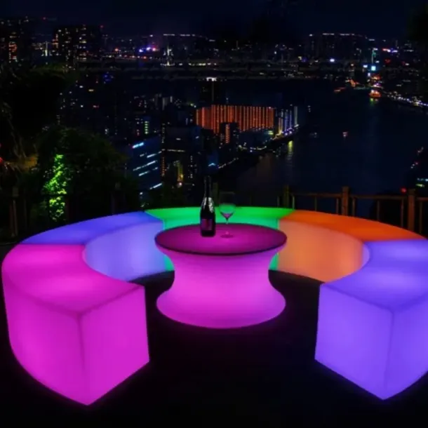 Led Furniture Hire Outdoor Led Hire Birmingham And Midlands