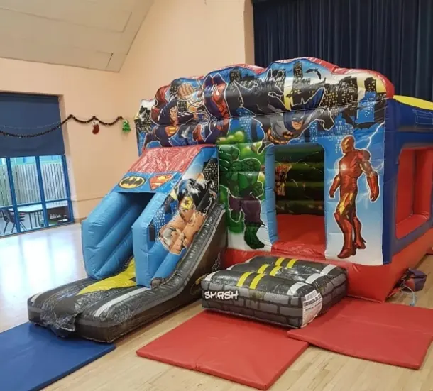 Premium Super Hero Slide Castle