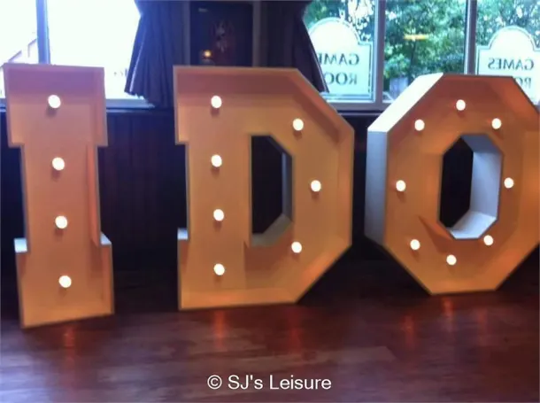 Led I Do Letters