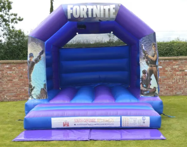 Fortnite Castle 12ft X 15ft Purple And Blue