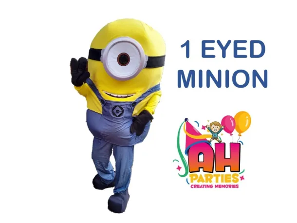 1 Eyed Minion Mascot