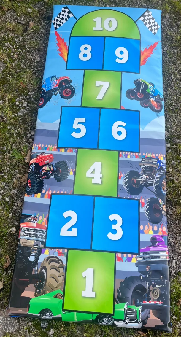 Monster Truck Hopscotch