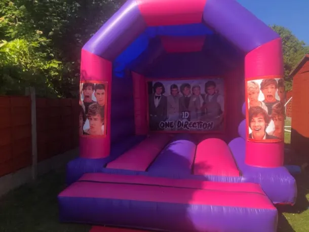 12ft X 12ft Pink And Purple - One Direction Theme