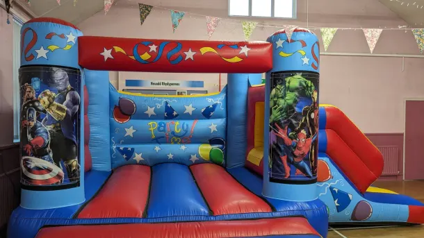 Superheroes Castle With Slide