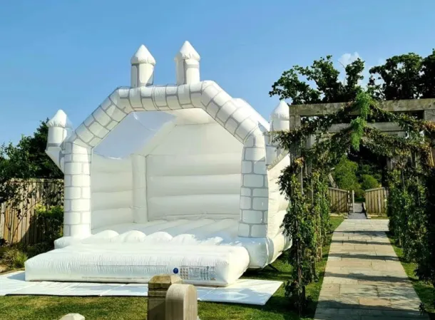 Wedding White Bouncy Castle