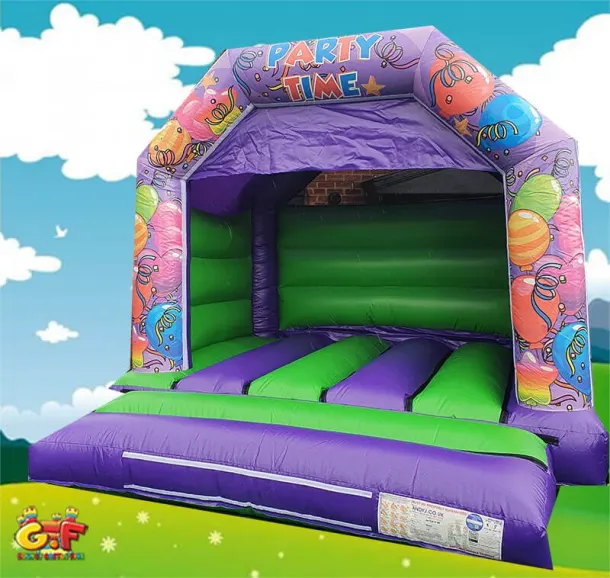 Green Velcro Party Time Castle