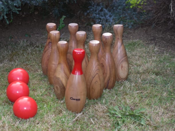 Wooden Skittles