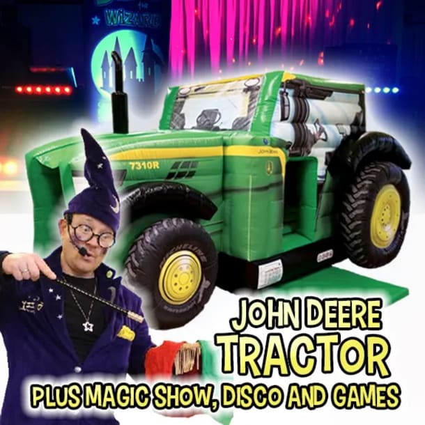 John Deere Tractor Magic Show Little Disco  Games - 2hr Package