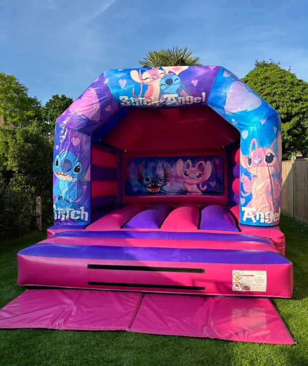 Stitch And Angel Bouncy  Castle