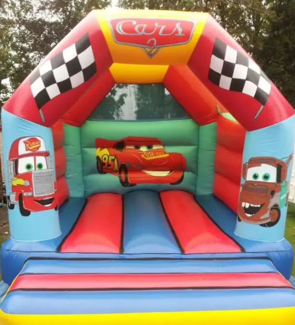 Cars Bouncy Castle 12 X 14 Feet