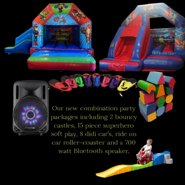 Bouncy Castle With Slide On The Side