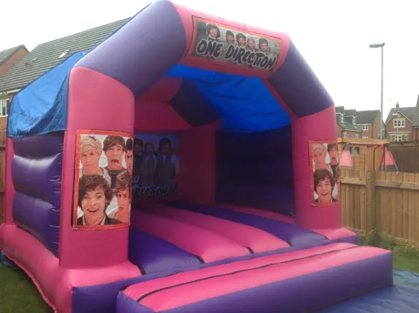 15ft X 12ft Pink And Purple Castle - One Direction Theme