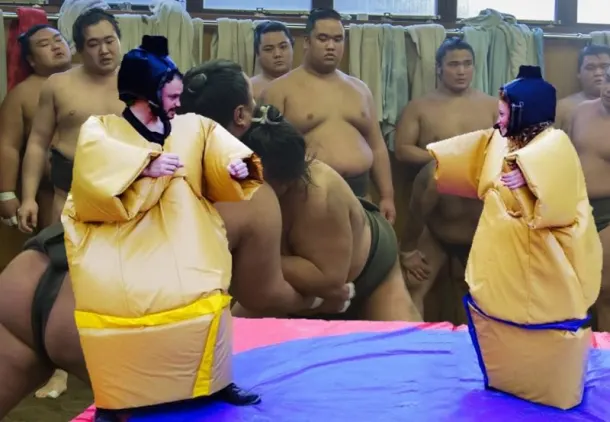 Adult Sumo Suit Hire X2