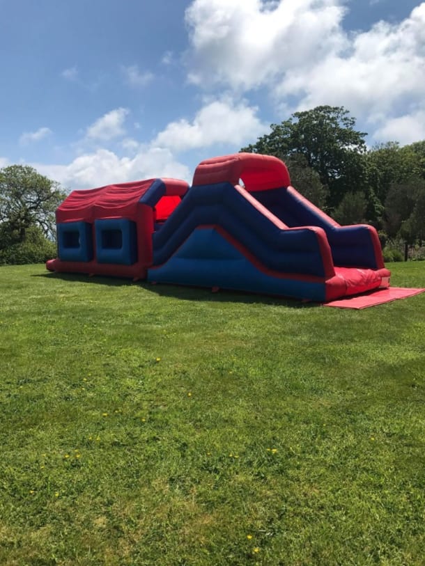 Red And Blue Obstacle Course