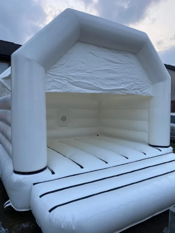 White Wedding Bouncy Castle