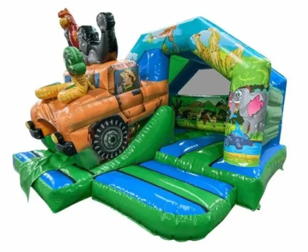 3d Jungle Bouncy Castle