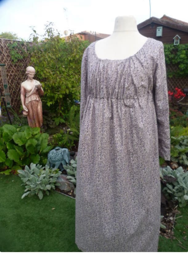 Regency Drawstring Bodice Dress