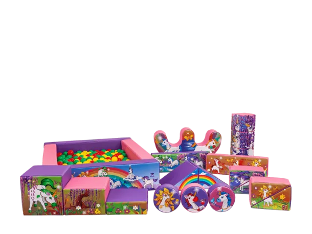 Unicorn Soft Play With Ball Pit