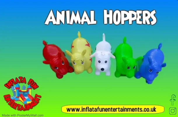 5 X Animal Hoppers