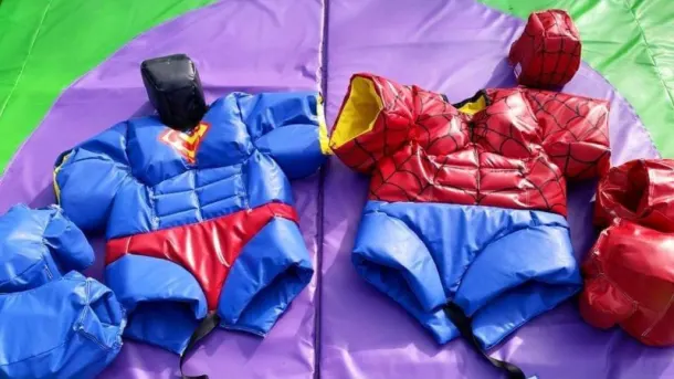 Superhero Sumo Suits