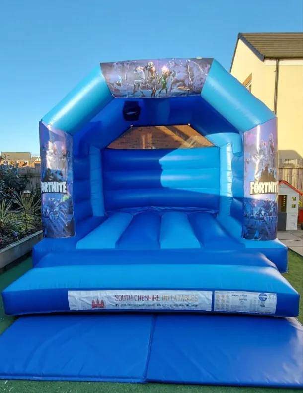 Fortnite Castle 2 12ft X 12ft Blue And Light Blue