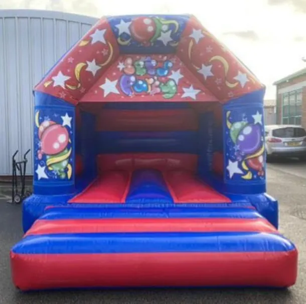 Blue And Red Lets Party 12x14ft With Lights And Speaker
