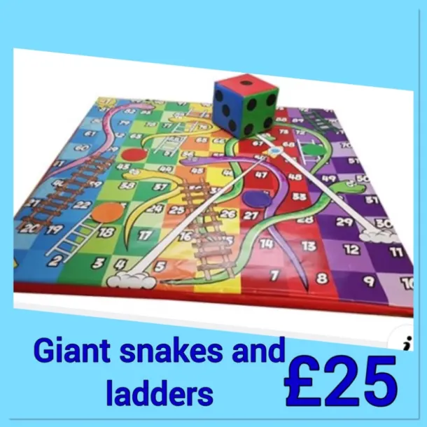 Giant Snakes And Ladders