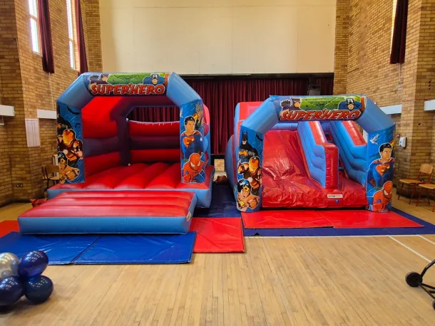 Superhero Castle And Slide Package