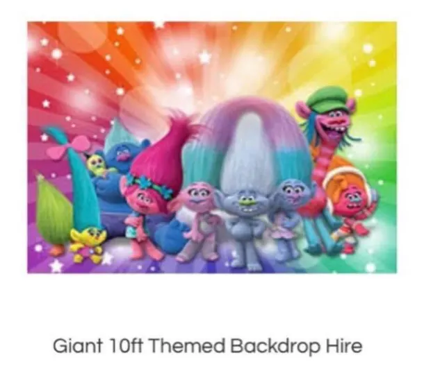 Trolls Backdrop