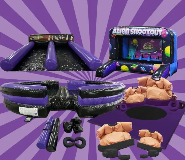 Purple And Black Games Package