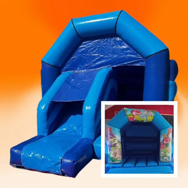 Dinosaur Purple And Blue Front Slide