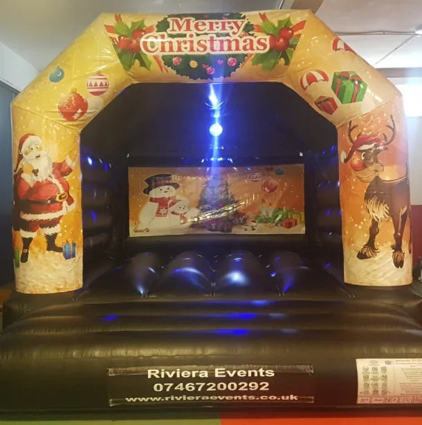 Christmas Disco Bouncy Castle