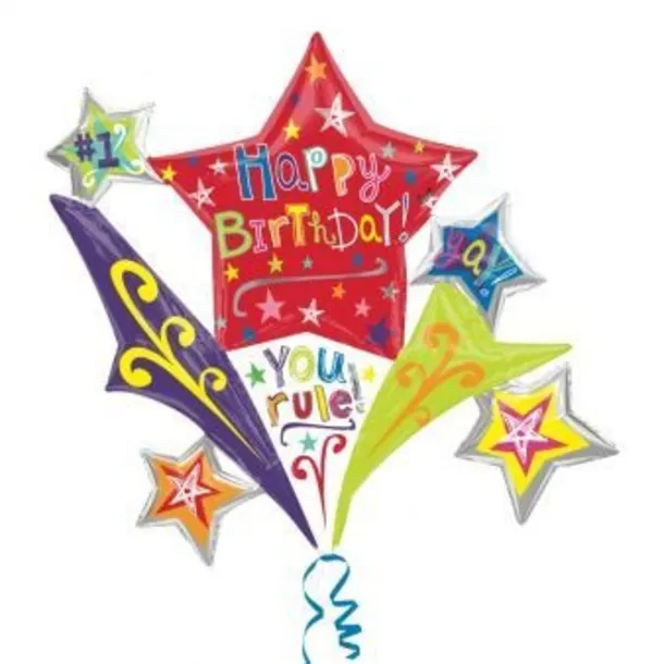 Birthday Stars Connect Supershape