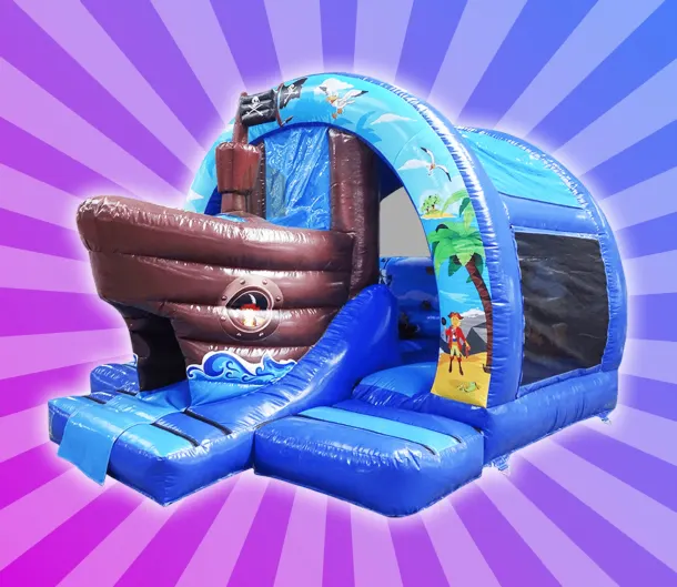 Pirate Curve Bouncy Castle Hire Boston And Spalding