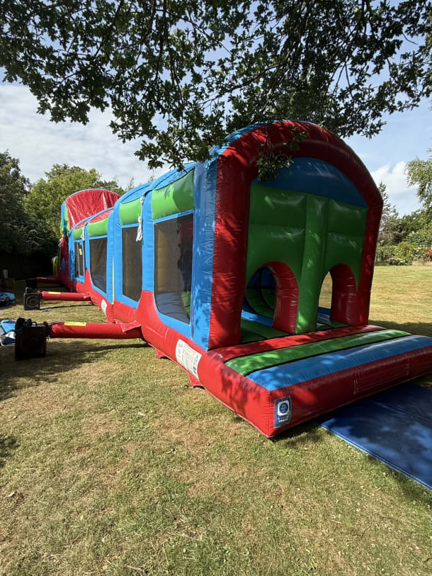 Multi Coloured Obstacle Course Full