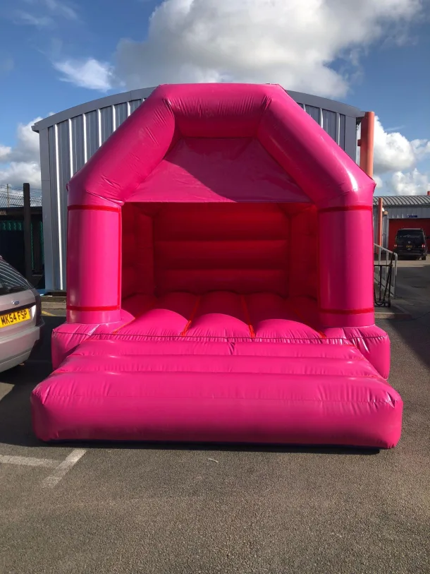 Interchangeable Pink Bouncy Castle With Lights And Music