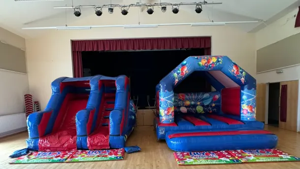 Red Slide Castle Fun