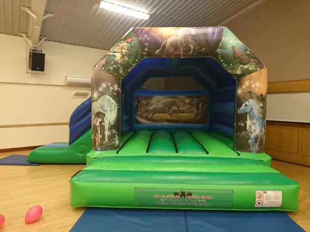 Unicorn Slide Bouncy Castle 2