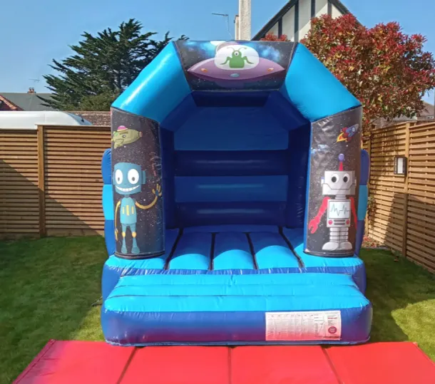 Junior Robots And Aliens Themed Bouncy Castle 9x11