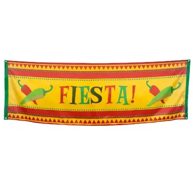 Mexican Fiesta Banner (74cm X 220cm)