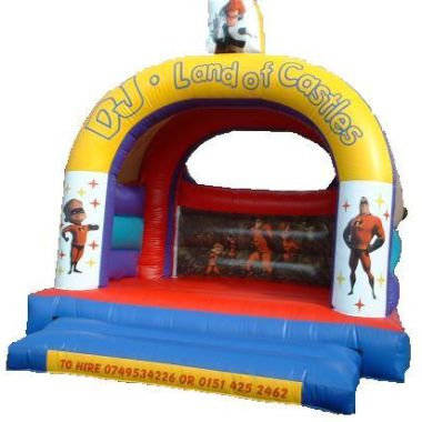15ft X 15ft Incredibles Theme Castle