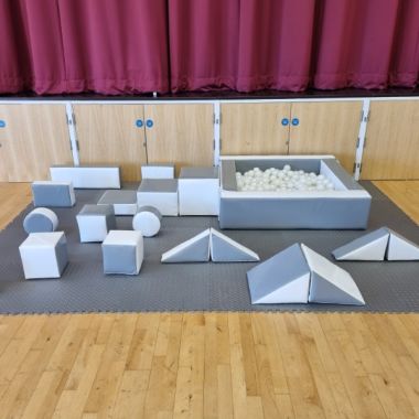 White And Grey Soft Play