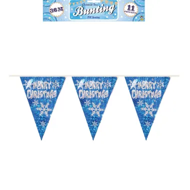 Christmas Bunting 3.6m (11 Pennants)