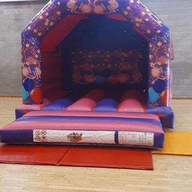 Pink Celebration A Frame Bouncy Castle
