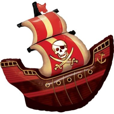 Pirate Ship Supershape Balloon - 40inch Foil