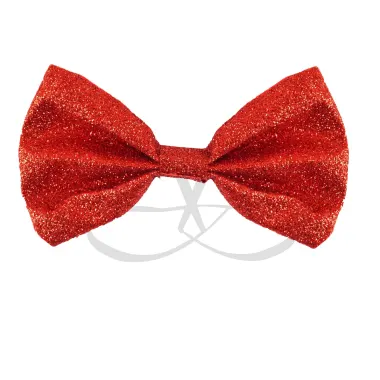 Red Glitter Bow Tie