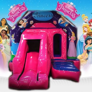 Princess Bouncy Castle With Slide Combo