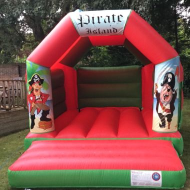 11ft X 15ft Pirate Bouncy Castle - Red